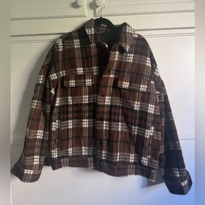 ASOS PLAID WESTERN JACKET